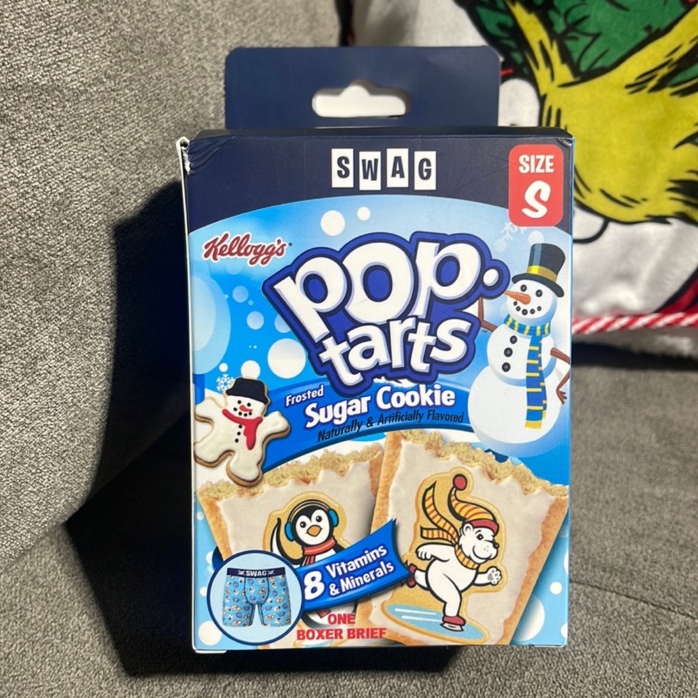 ☠️☠️Swag Kellogg’s Pop Tarts Frosted Sugar Cookie Boxers☠️☠️